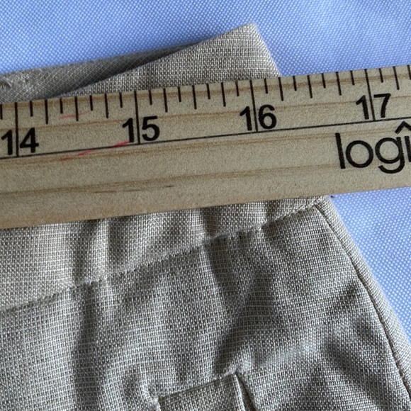 Pendleton Linen Cotton Blend Trouser Casual Neutral Pants - Picture 6 of 11